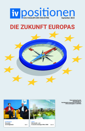 Europafahnen vor der EU-Kommission Brüssel