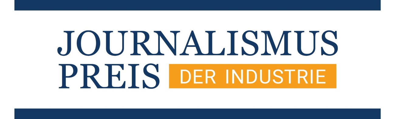 Logo des Journalismuspeises der Industrie
