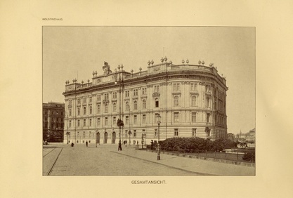 Alte Ansicht des Hauses der Industrie um 1911