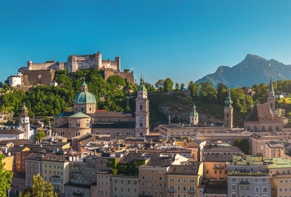 Panoramabild von Salzburg
