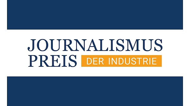 Logo des Journalismuspeises der Industrie